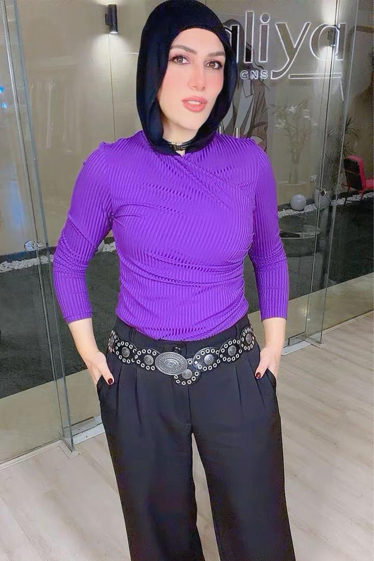Violet Flex Top