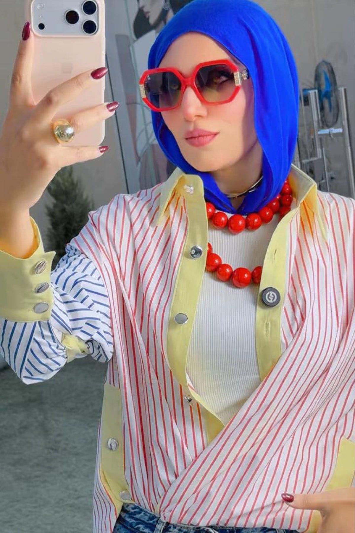 Stripe Poplin Shirt