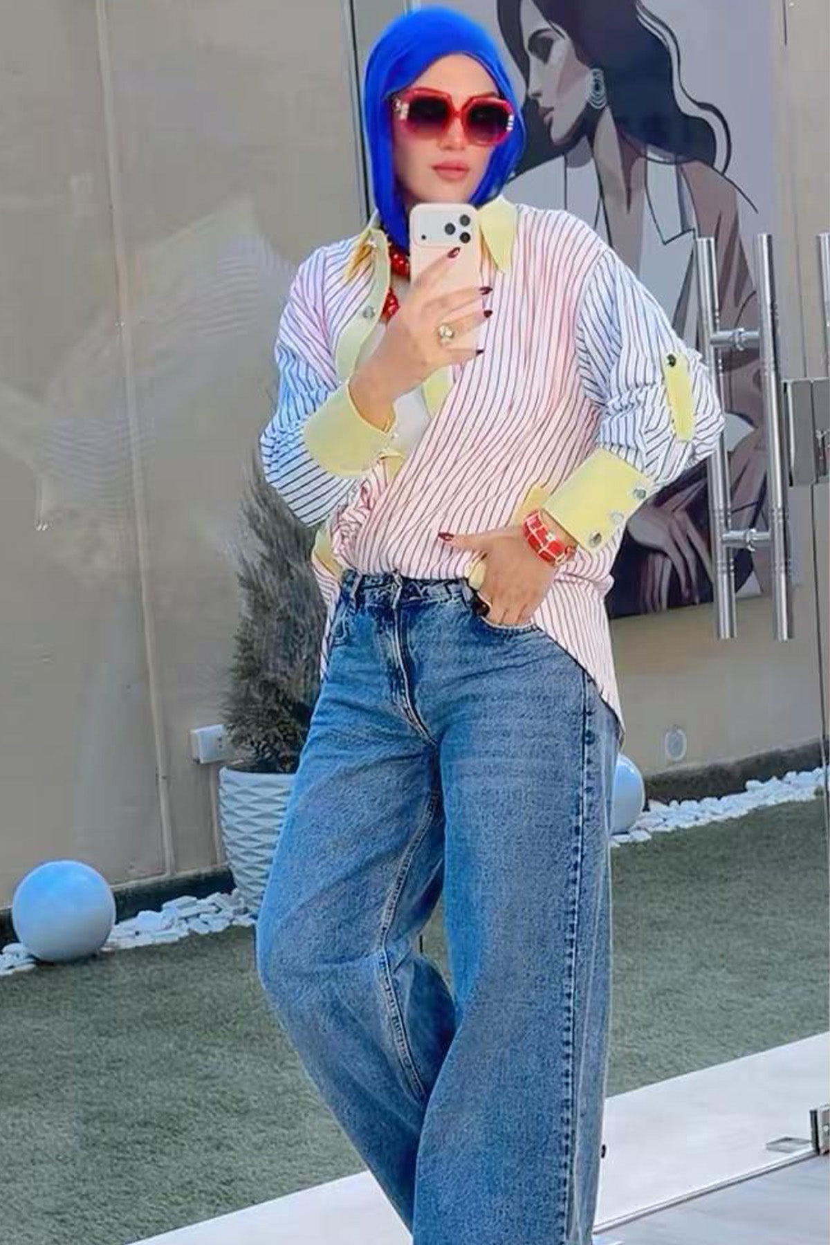 Stripe Poplin Shirt