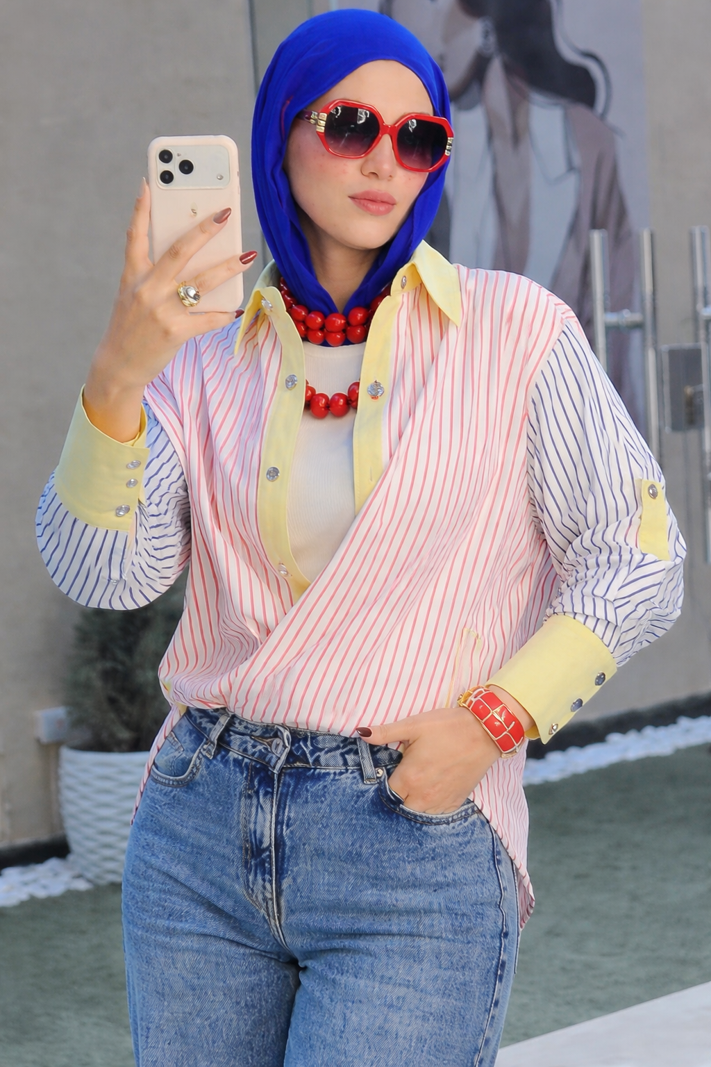 Stripe Poplin Shirt