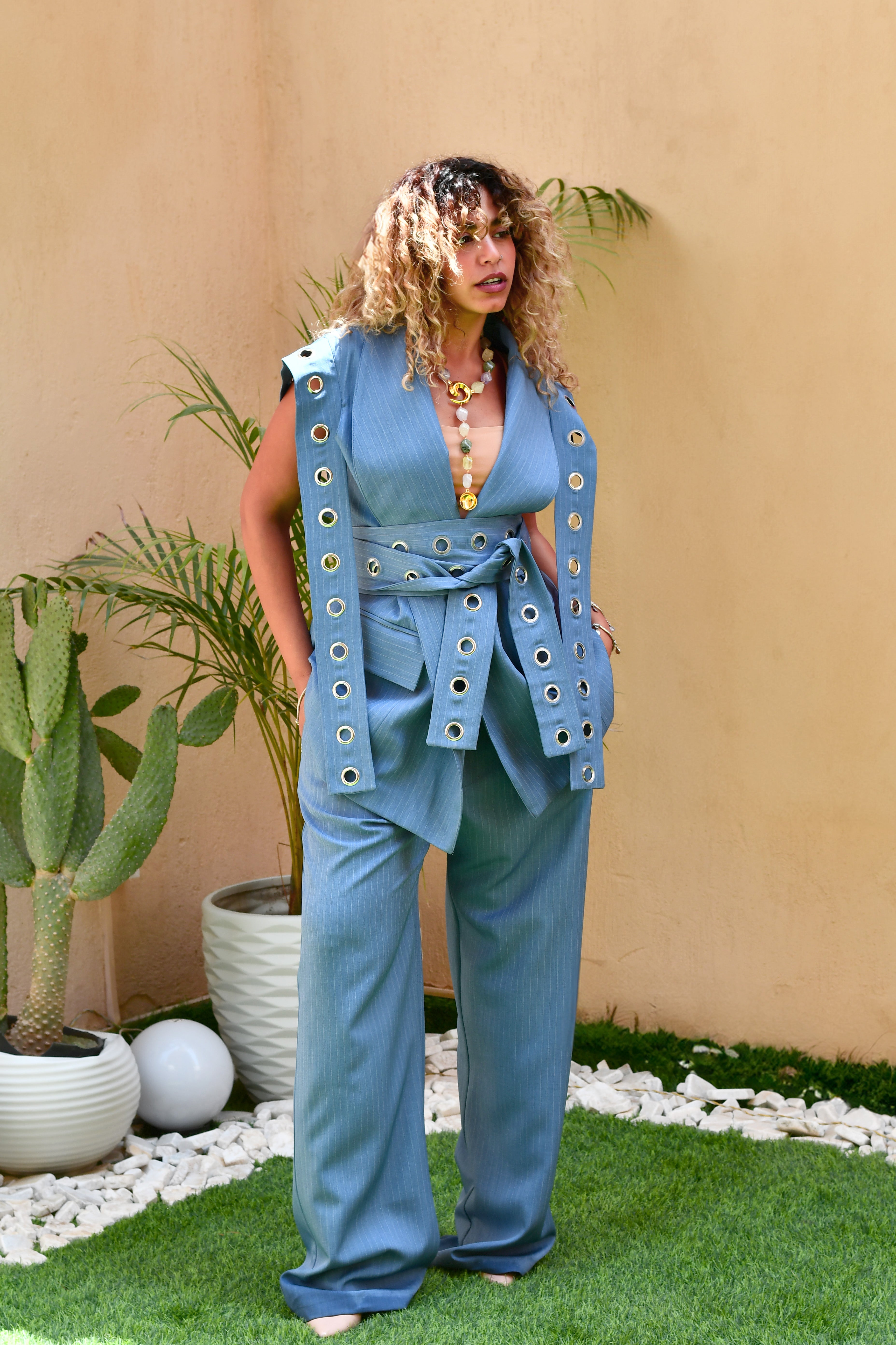 Eyelet Vest