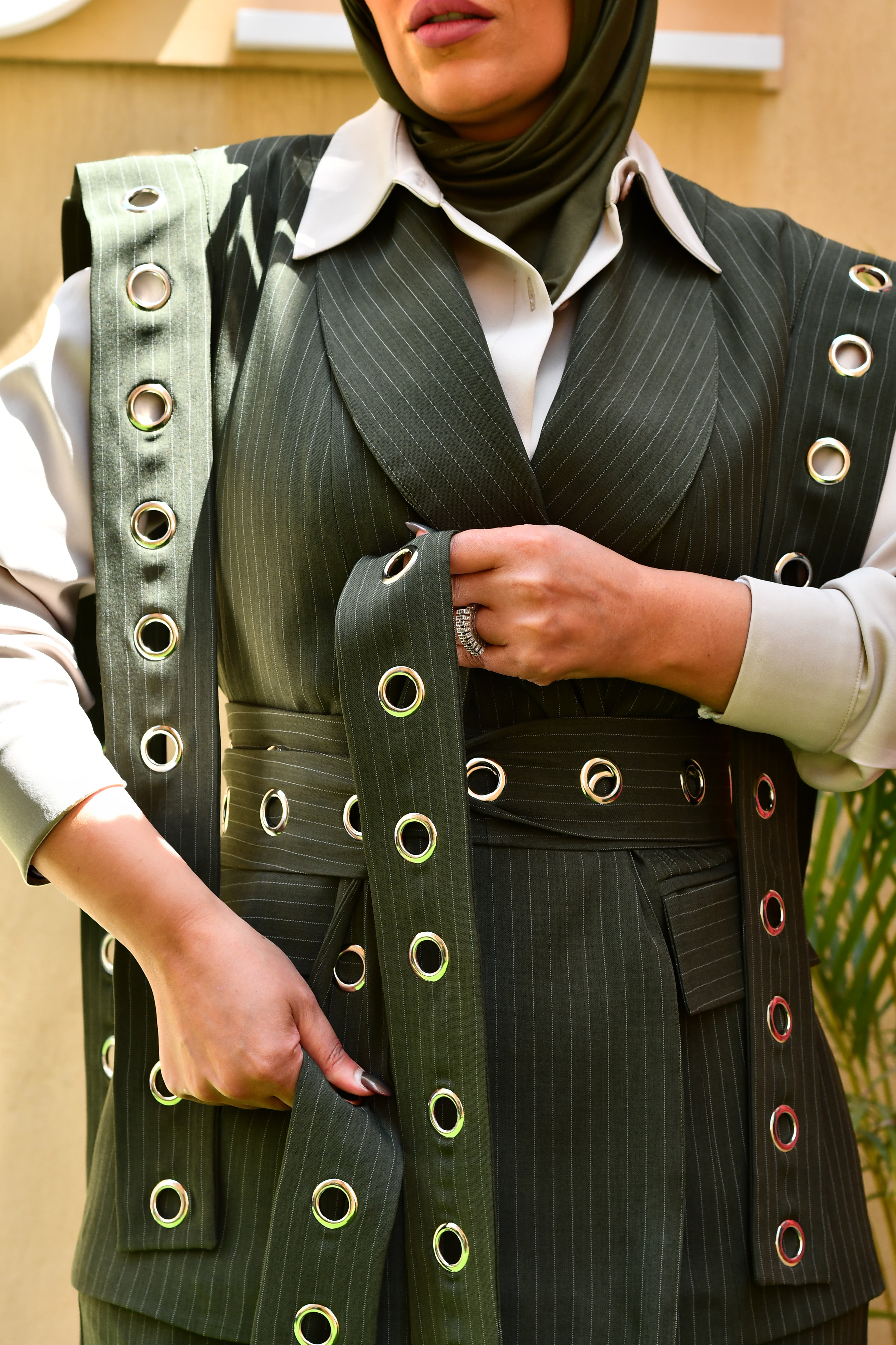 Eyelet Vest