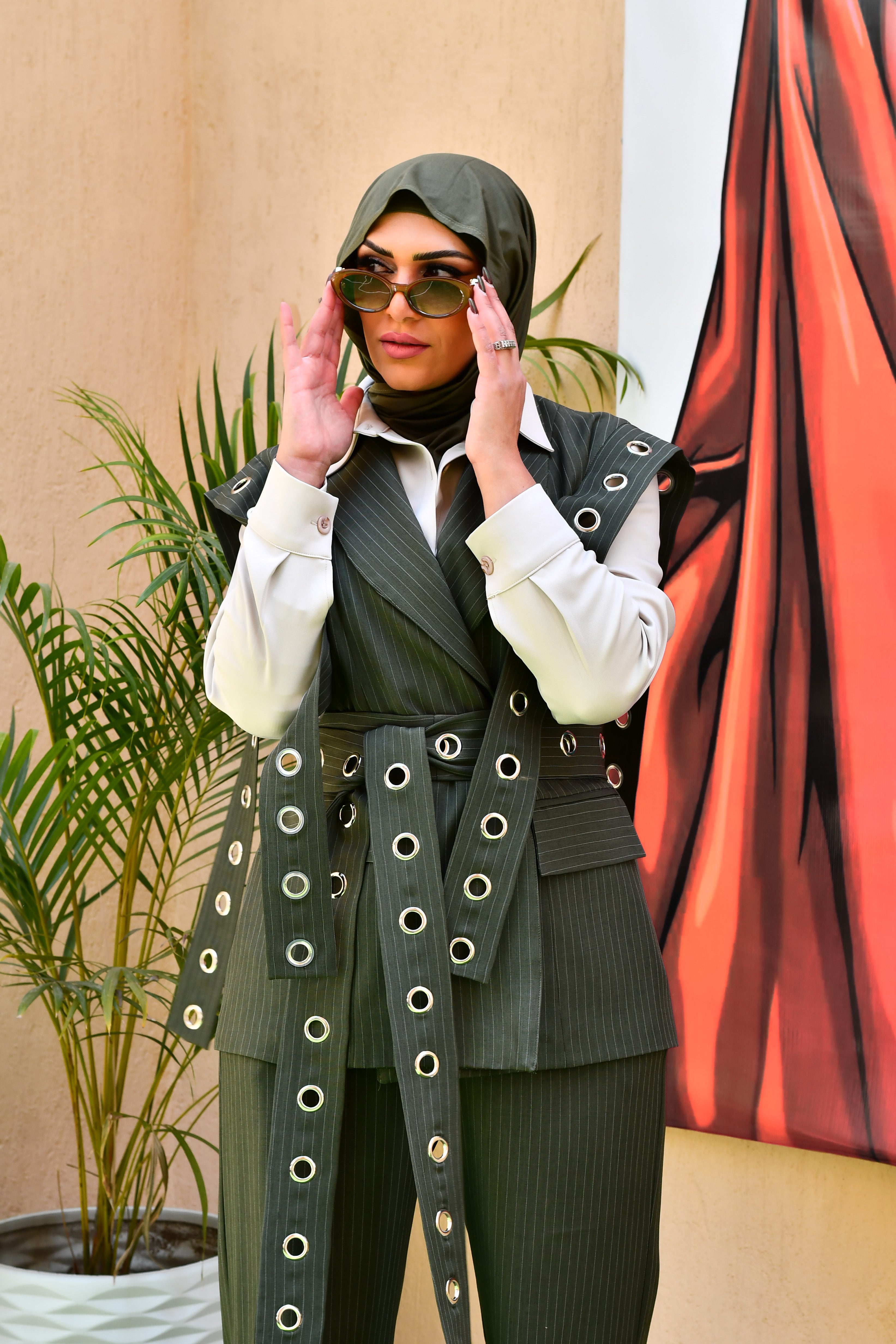 Eyelet Vest