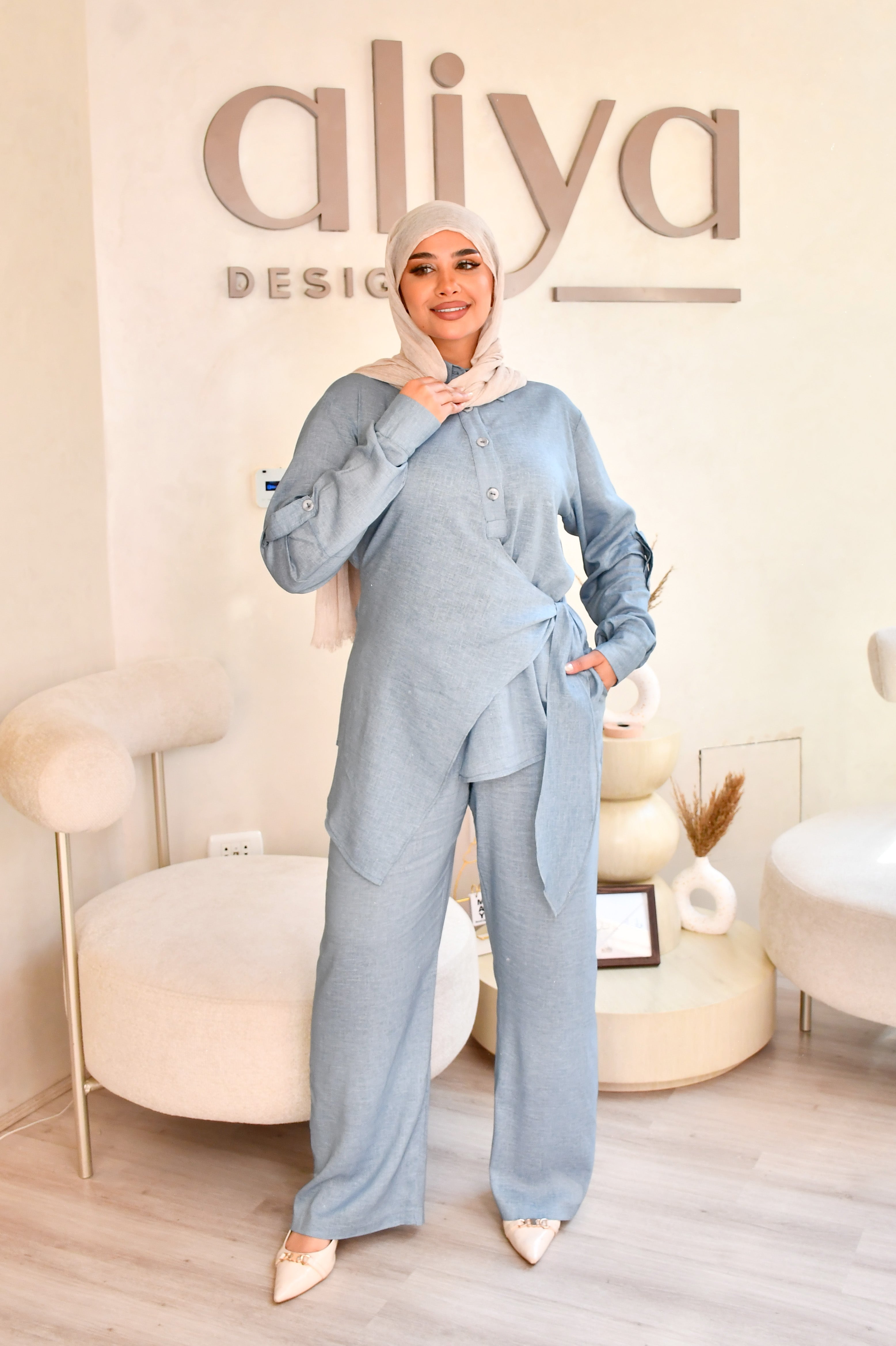 Soft Linen Suit