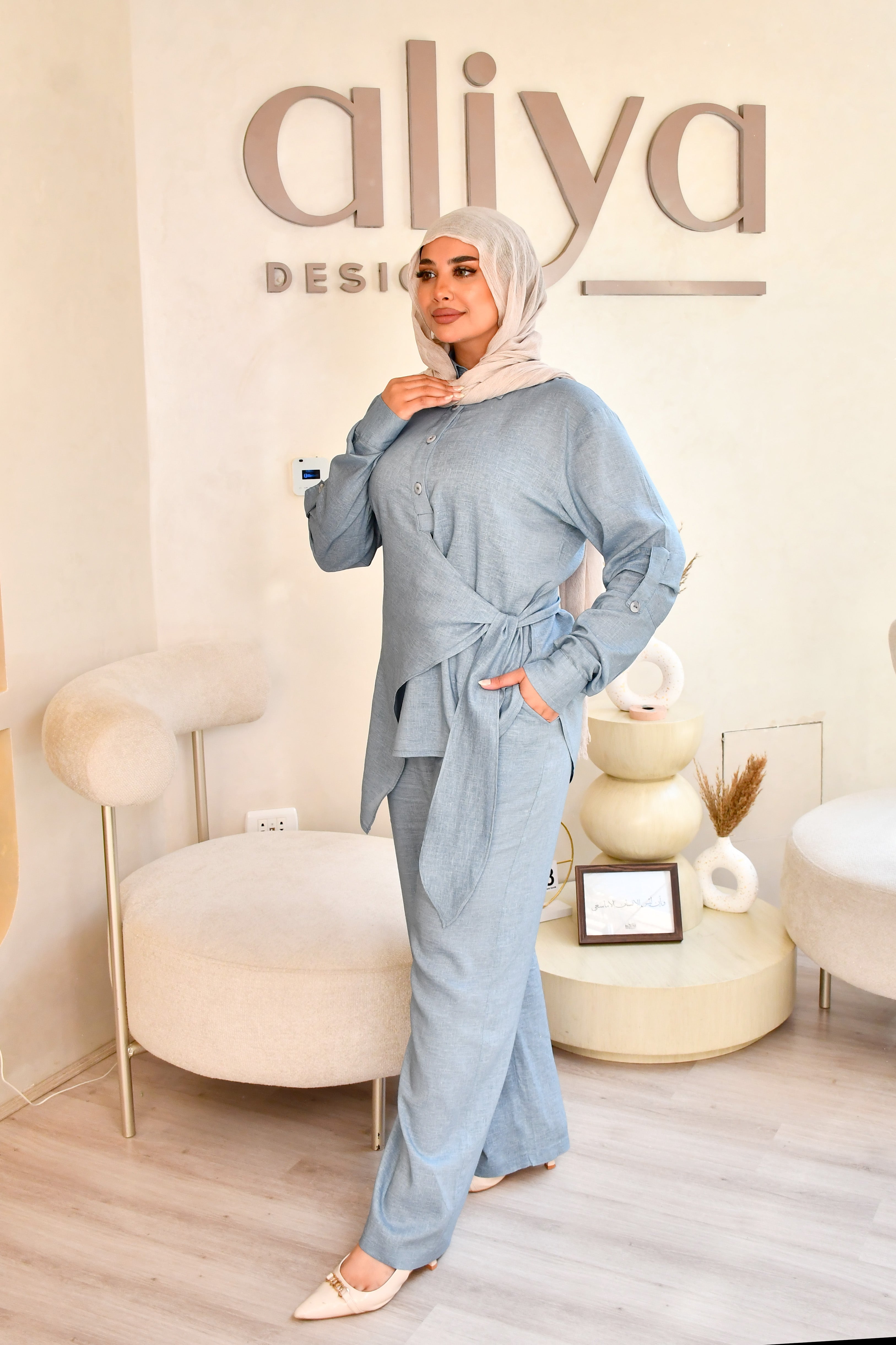 Soft Linen Suit