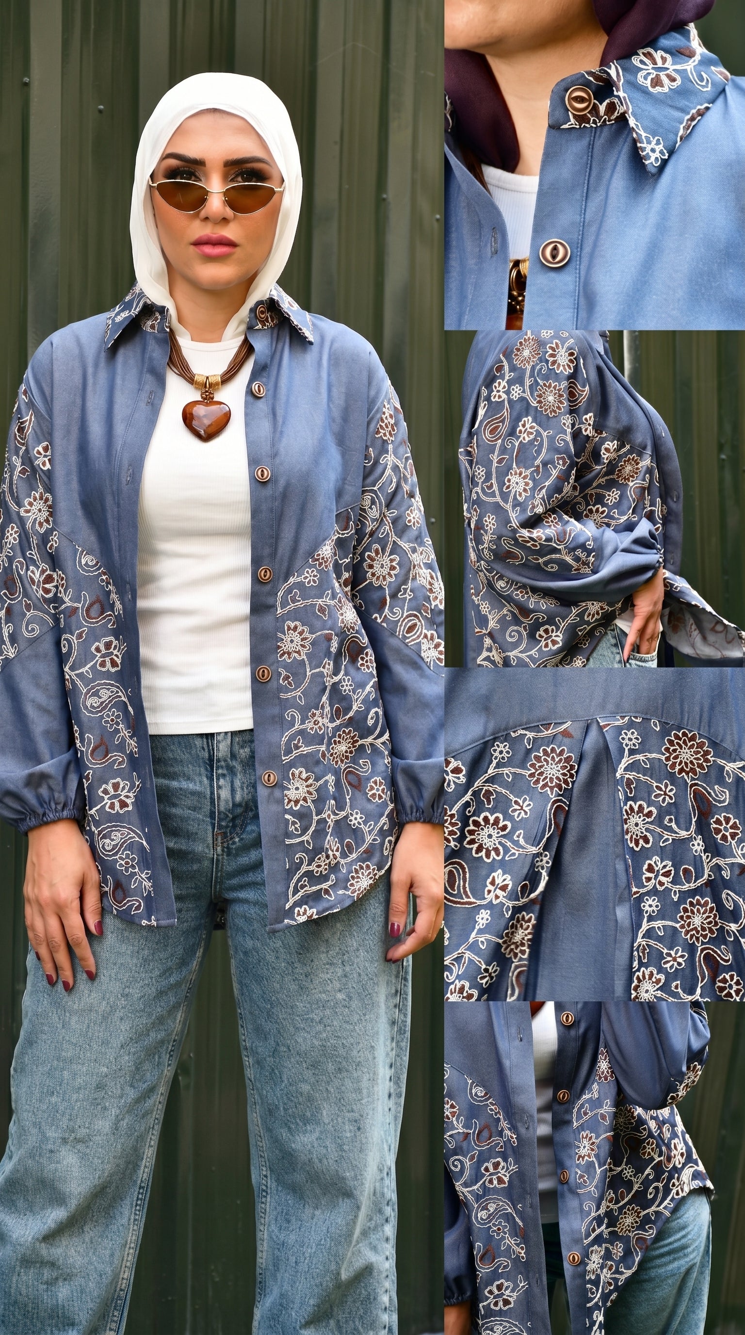 Blue Bloom Shirt