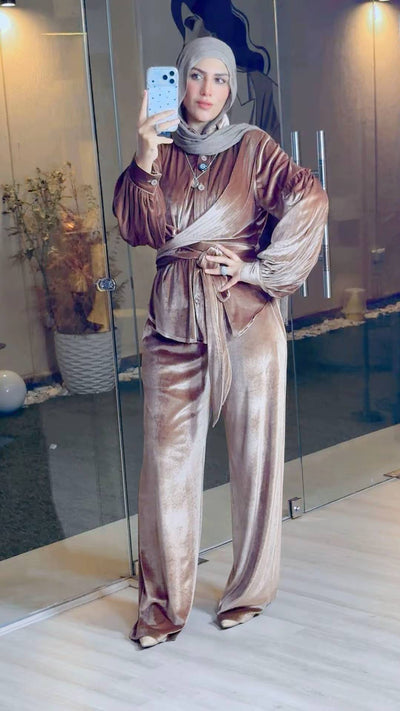 Soft Velvet Blouse