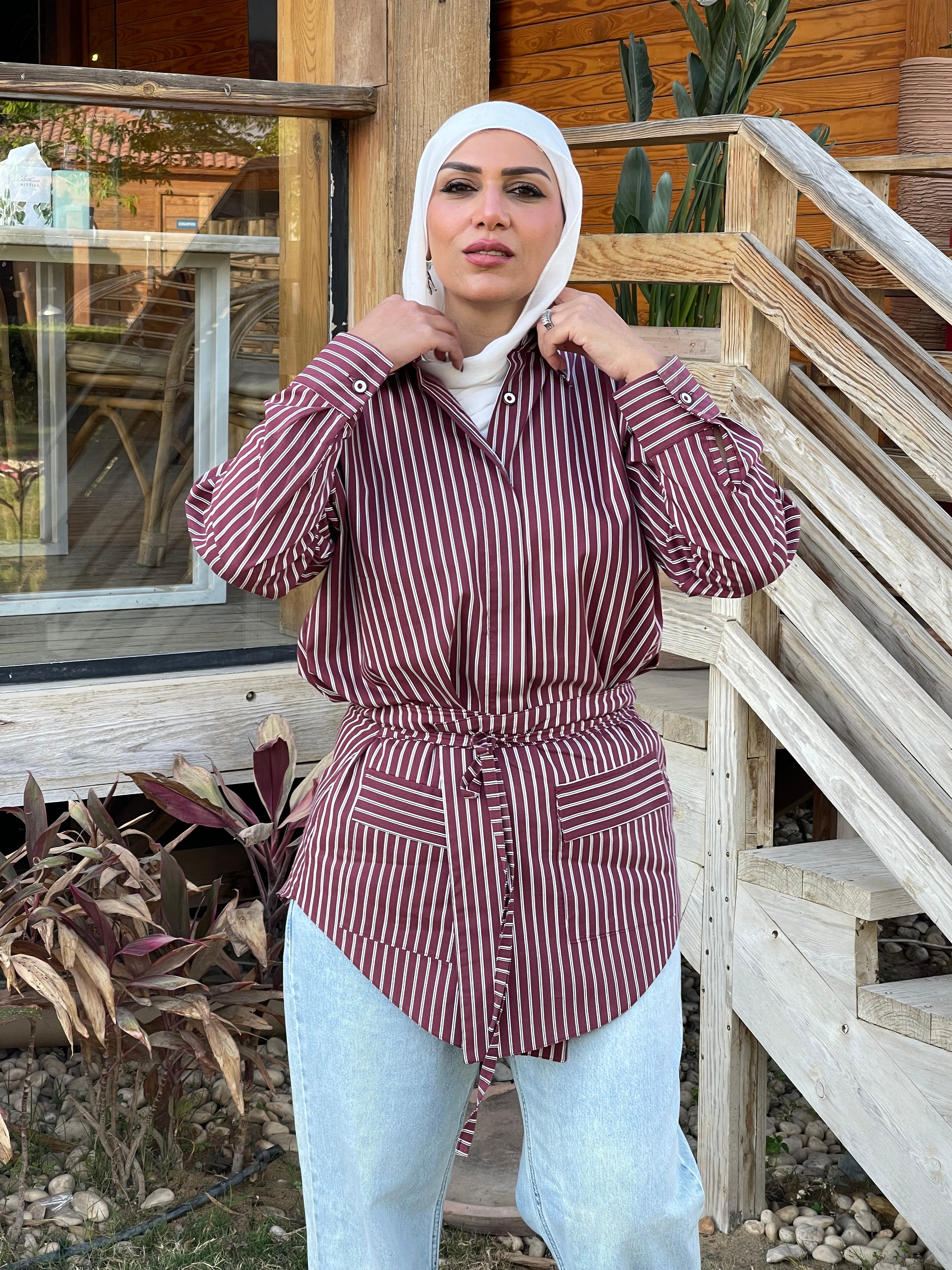Lime Stripe Shirt