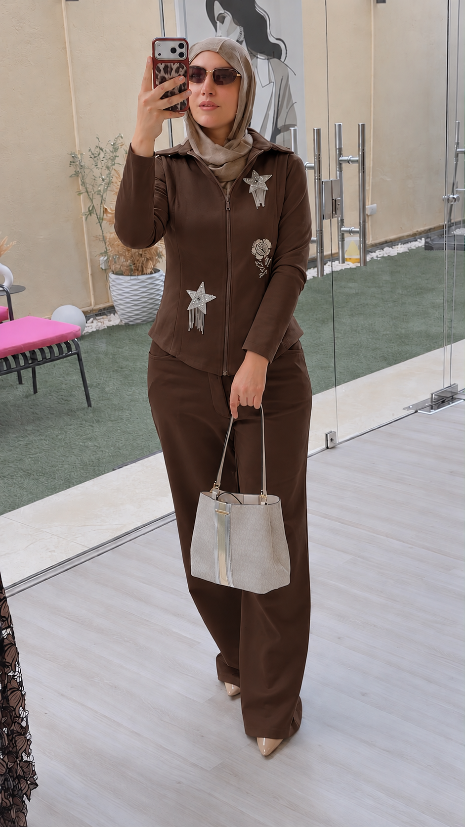 Suede Velvet Set